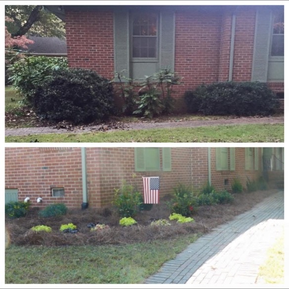 Before and after landscaping transformation 5 by X-Treme Landscaping