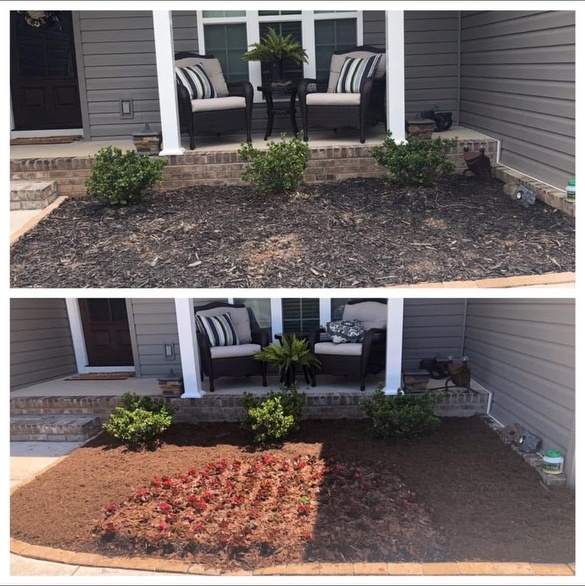 Before and after landscaping transformation 3 by X-Treme Landscaping