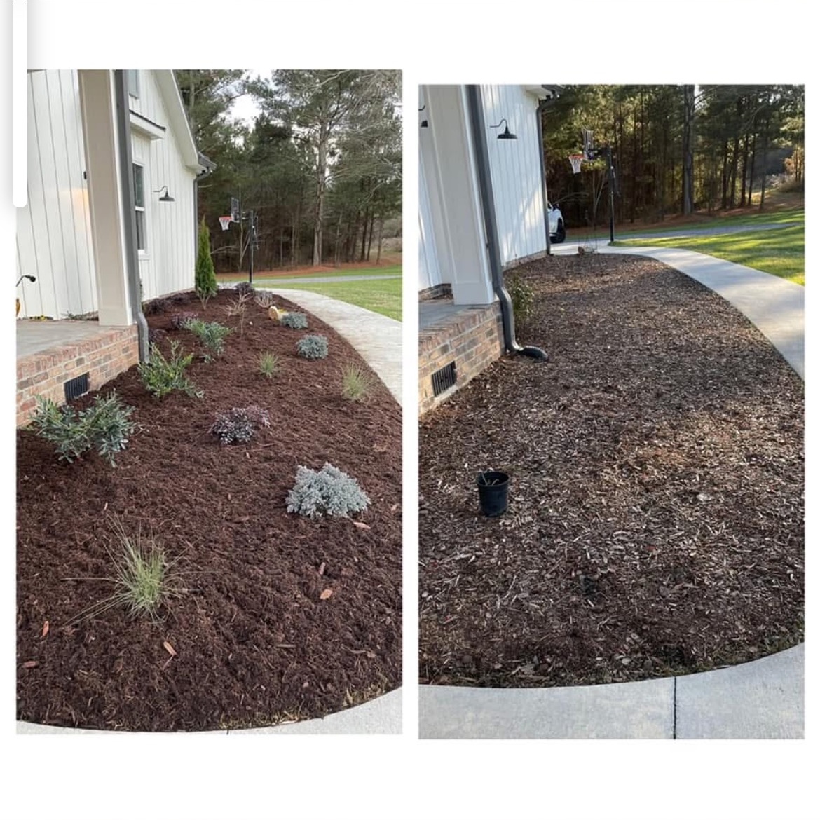 Before and after landscaping transformation 2 by X-Treme Landscaping